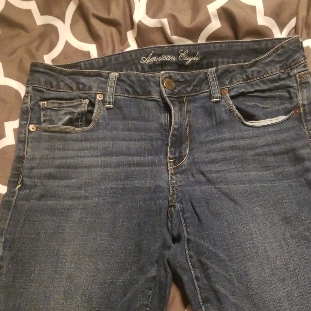 American Eagle well-loved skinny jeans